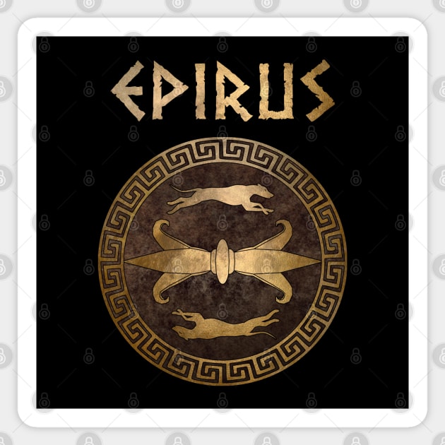 Epirus Ancient Greece Pyrrhus of Epirus Symbol Sticker by AgemaApparel